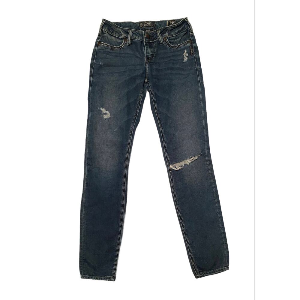 Silver Jeans Suki Mid Rise Super Skinny Jeans W29 L31